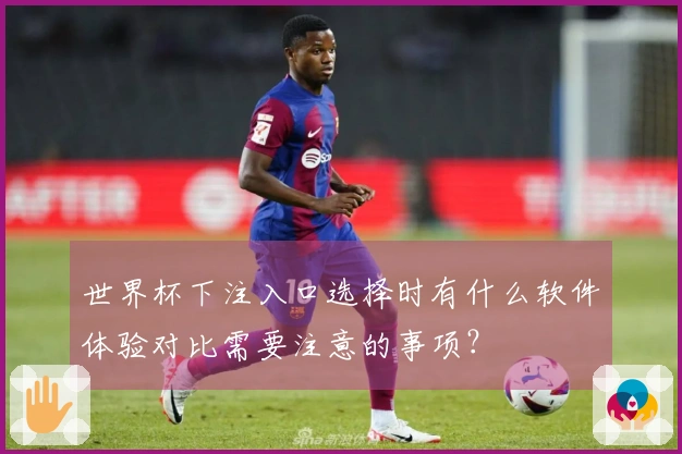 世界杯下注入口选择时有什么软件体验对比需要注意的事项？