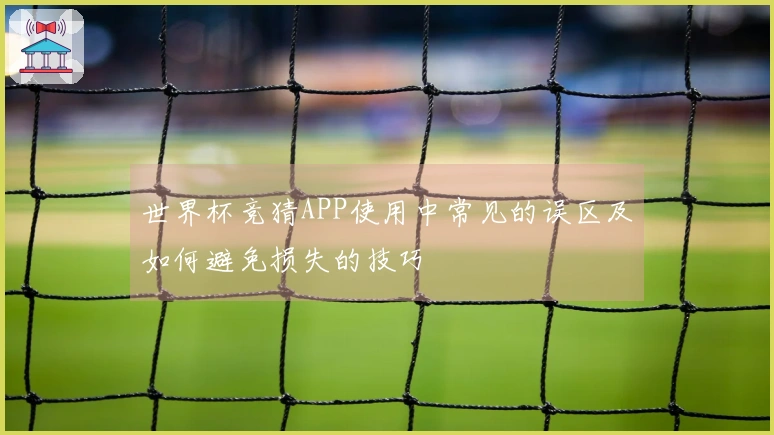 世界杯竞猜APP使用中常见的误区及如何避免损失的技巧